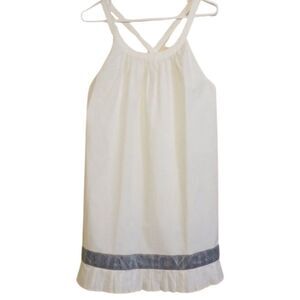 Free People Native Sun Ivory Comb Shift Dress